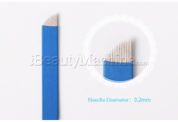 Flexible 16 Pin Curved Microblade