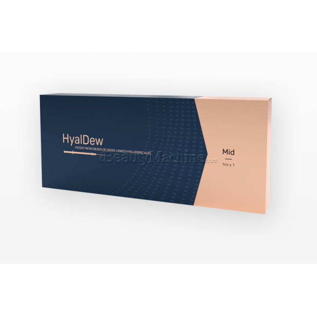 HyalDew Mid Medical Grade CrossLinked Hyaluronic Acid Dermal Filler