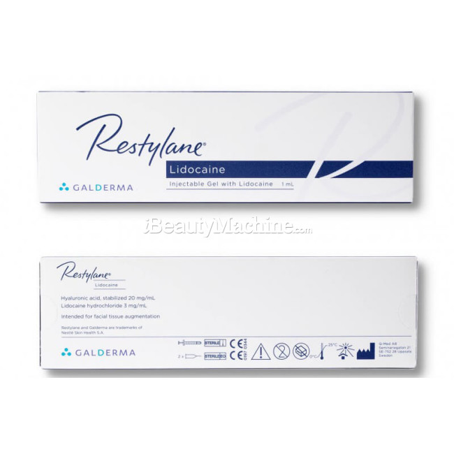 Restylane Lidocaine CrossLinked Hyaluronic Acid Dermal Filler