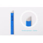 Flexible 12 Pin Curved Microblade | Disposable Package | Gamma Ray Sterilization | 0.2mm Needle Diameter