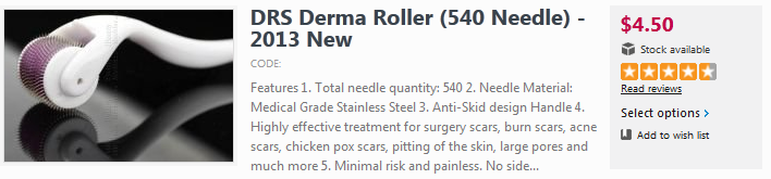 Hot selling Derma Roller