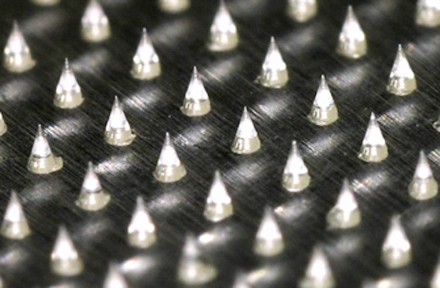 conical shaped nano needle