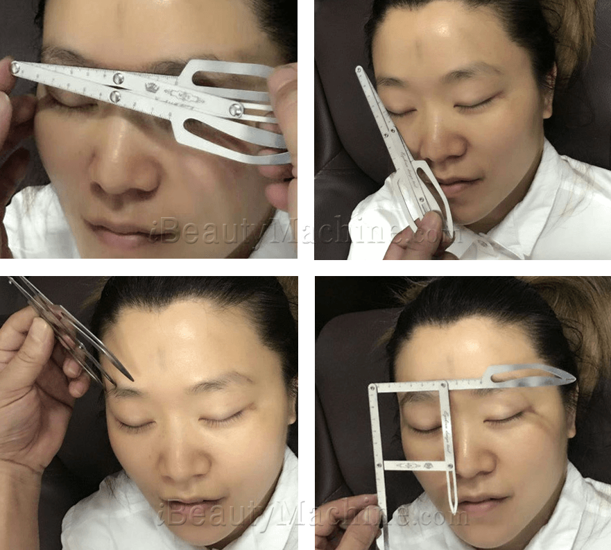 how to use microblading divider