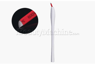 Disposable 12 Curved Microblading Pen | High Quality Manual Eyebrow Tattoo Pen | All in One Design