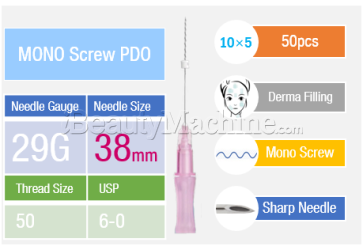 Mono screw pdo thread lift