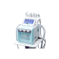 Aquafacial Smart™ Professional 6 in 1 Hydro Peel Micro Dermabrasion Skin Management Machine | Aqua Peel + H2O2 Spray + Multipolar RF+ Ultrasound + Cold Therapy+ Skin Scrubber | Powerful Motor