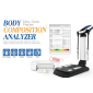 Professional Body Composition Analyzer | Multi-frequency bioelectrical impedance analysis(MFBIA) | 8 point contact electrode
