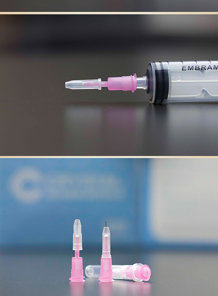 Needle and syringe for botox and filler