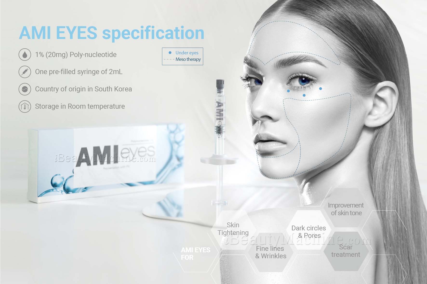 AMI Eyes 1x2ml | An Advanced Tissue Biostimulator | 20mg